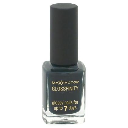 Glossfinity Nail Polish - 180 Blackout by Max Factor for Women - 0.37 oz Nail Polish 