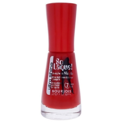 So Laque Ultra Shine - 25 Rouge Casino by Bourjois for Women - 0.3 oz Nail Polish 