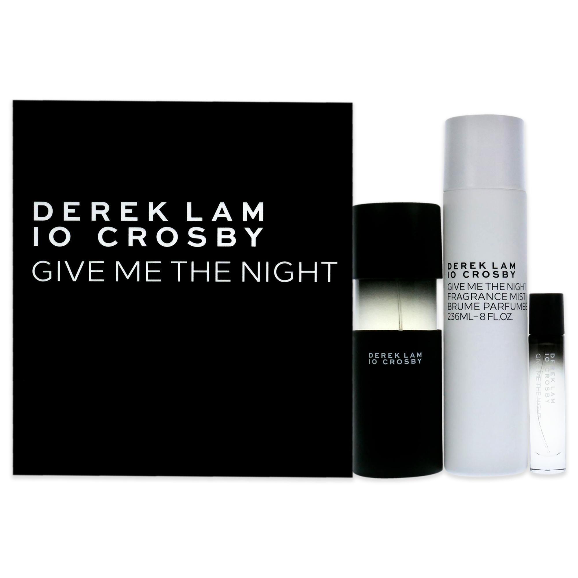 Give Me The Night Spring 20 by Derek Lam for Women - 3 Pc Gift Set 3.4oz EDP Spray, 10ml EDP Spray, 8oz Fragrance Mist