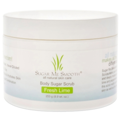 Body Scrub - Fresh Lime by Sugar Me Smooth for Unisex - 8.9 oz Scrub 