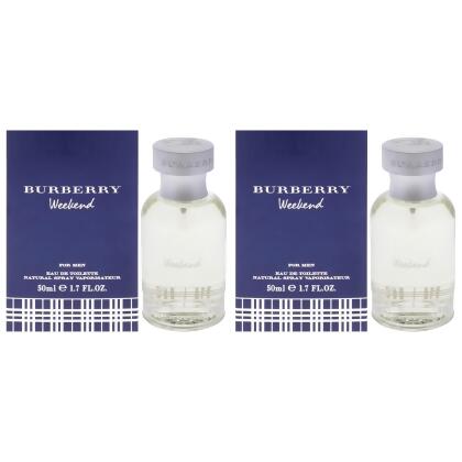 Burberry Weekend by Burberry for Men - 1.7 oz EDT Spray - Pack of 2 