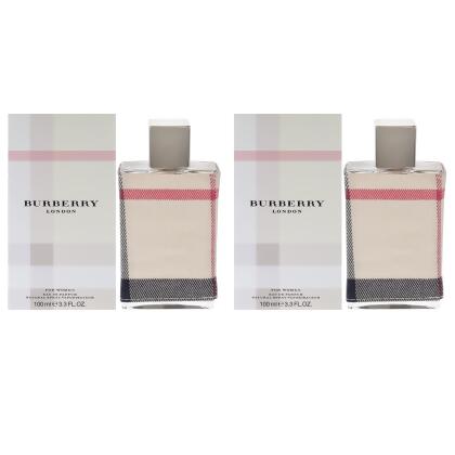 Burberry London by Burberry for Women - 3.3 oz EDP Spray - Pack of 2 