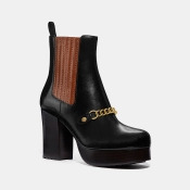 coach chelsea platform bootie
