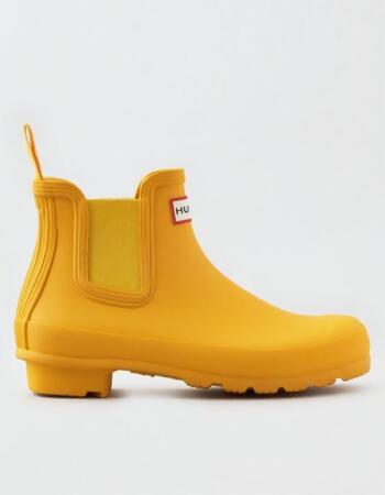 yellow chelsea rain boots