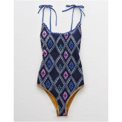 aerie crochet one piece swimsuit