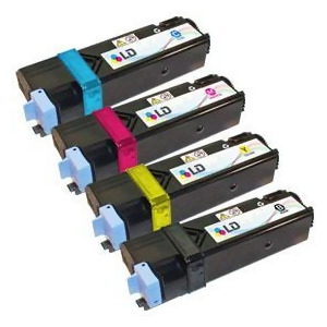 Ld Compatible Xerox Phaser 6125 / 6125N Set of 4 High Yield Laser Toner Cartridges 1 Black 106R01334 1 Cyan 106R01331 1 Magenta 106R01332 1 Yellow 106