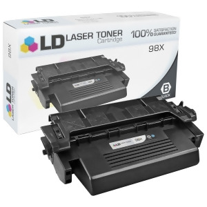 Ld Remanufactured Replacement for Hp 98X / 92298X High Yield Black Laser Toner Cartridge for LaserJet 4 4 Plus 4m 4m Plus 5 5m 5n 5se - All
