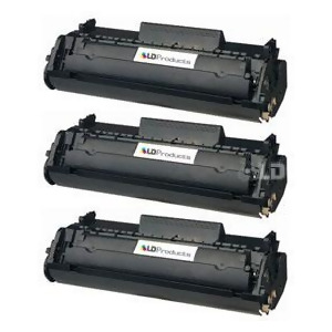 Ld Compatible Canon 0263B001aa / 104 Set of 3 Black Laser Toner Cartridges for FaxPhone L120 L90 - All