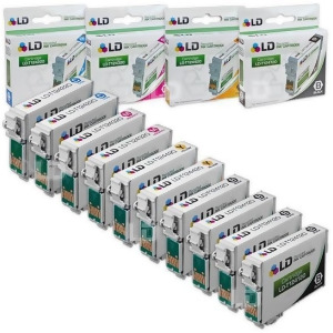 Ld Remanufactured Replacement for Epson T124 10-Set Ink Cartridges 4 Black T124120 2 each of Cyan T124220 / Magenta T124320 / Yellow T124420 - All