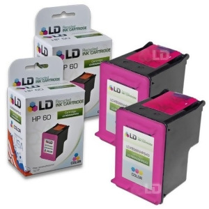 Ld Remanufactured Replacement Ink Cartridges for Hewlett Packard Cc643wn Hp 60 Tri-Color 2 Pack - All