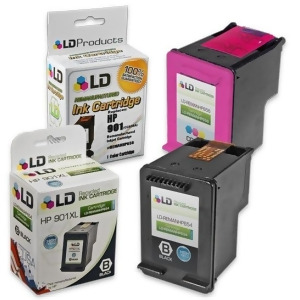 Ld Remanufactured Ink Cartridge Replacements for Hp Cc654an 901Xl Cc656an 901 1 Blk 1 Clr for OfficeJet J4540 J4580 J4660 G510a J4680c G510n J4524 J45