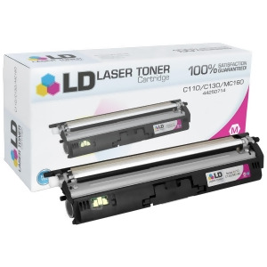 Ld Compatible Okidata 44250714 High Yield Magenta Laser Toner Cartridge for Oki C110 C130n Mc160 Mfp Printers - All