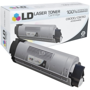 Ld Compatible Okidata 43324469 Black Laser Toner Cartridge for Oki C6000dn C6000n C6050dn C6050n Printers - All