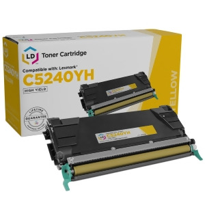 Ld Remanufactured C5240yh High Yield Yellow Laser Toner Cartridge for Lexmark C524 - All