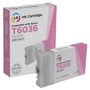 Ld Remanufactured Replacement for Epson T603600 High Capacity Light Magenta 220ml Pigment Ink Cartridge for Stylus Pro 7880 9880 - All