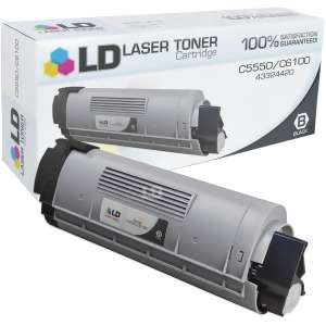 Ld Compatible Okidata 43324420 / Type C8 Black Laser Toner Cartridge for Oki C5550n Mfp C6100dn C6100dtn C6100hdn C6100n - All