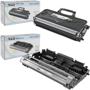Ld Compatible Brother Tn360 Toner and Dr360 Drum Combo Pack 1 Black Tn360 Laser Toner Cartridge and 1 Dr360 Drum Unit - All