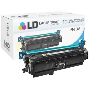 Ld Remanufactured Replacement for Hp 648A / Ce261a Cyan Toner Cartridge for Color LaserJet Enterprise CP4025dn CP4025n CP4525dn CP4525n CP4525xh - All