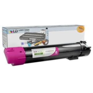 Ld Compatible Replacement for Dell 330-5843 Magenta High Yield Laser Toner Cartridge for Dell Color Laser 5120cdn 5130cdn and 5140cdn Printers - All