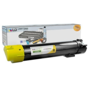 Ld Compatible Replacement for Dell 330-5852 Yellow High Yield Laser Toner Cartridge for Dell Color Laser 5120cdn 5130cdn and 5140cdn Printers - All