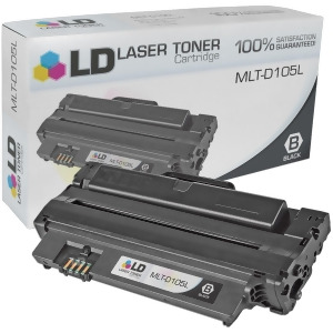 Ld Compatible Replacement for Samsung Mlt-d105l Black Hy Laser Toner Cartridge for Samsung Ml Scx Sf Printers - All