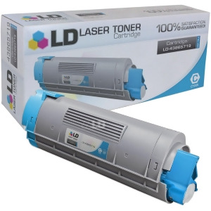 Ld Compatible Replacement for Okidata 43865719 High Yield Cyan Laser Toner Cartridge for Okidata Oki C6150dn C6150dtn C6150hdn C6150n and Mc560 Mfp Pr