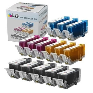 Ld Compatible Replacement for Canon Pgi5 and Cli8 Set of 14 Ink Cartridges Includes 5 Pigment Black Pgi5bk 3 Cyan Cli8c 3 Magenta Cli8m and 3 Yellow C