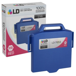 Ld Compatible Replacement for Pitney Bowes 765-3 Red Inkjet Cartridge for Pitney Bowes DM200i Dm230 DM300i Dm300l Dm330 Dm350 DM400i and Dm400l Person