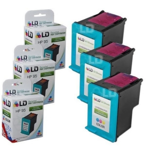 Ld Remanufactured Replacement Ink Cartridges for Hewlett Packard C8766wn Hp 95 Tri-Color 3 Pack - All
