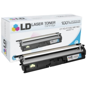Ld Compatible Okidata 44250715 High Yield Cyan Laser Toner Cartridge for Oki C110 C130n Mc160 Mfp Printers - All