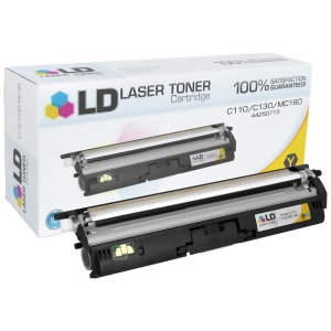 Ld Compatible Okidata 44250713 High Yield Yellow Laser Toner Cartridge for Oki C110 C130n Mc160 Mfp Printers - All