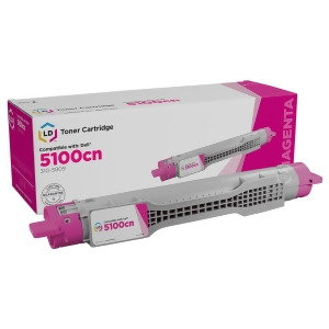 Ld Refurbished Toner to replace Dell 310-5809 H7031 High Yield Magenta Toner Cartridge for your Dell 5100cn 5100 Color Laser printer - All