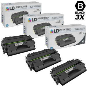 Ld Compatible Canon 119 Ii / 3480B001aa Set of 3 High Yield Black Toner Cartridges for Canon ImageClass Printer Series - All
