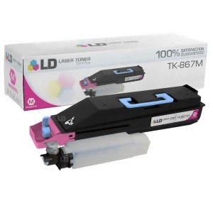 Ld Compatible Replacement for Kyocera Mita Tk-867m Magenta Laser Toner Cartridge for Kyocera Mita TASKalfa 250ci and 300ci Printers - All