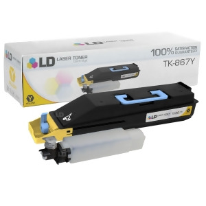 Ld Compatible Replacement for Kyocera Mita Tk-867y Yellow Laser Toner Cartridge for Kyocera Mita TASKalfa 250ci and 300ci Printers - All