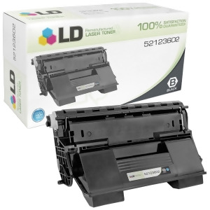 Ld Remanufactured Replacement for Okidata 52123602 Black Laser Toner Cartridge for Okidata Oki B720dn and B720n Printers - All