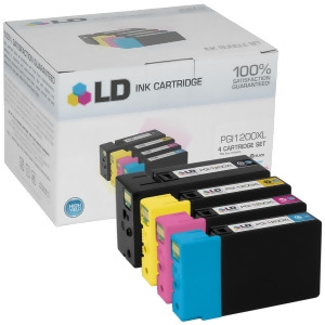 Ld Compatible Replacements for Canon Pgi-1200xl 4Pk Hy Ink Cartridges 1 9183B001 Black 1 9196B001 Cyan 1 9197B001 Magenta 1 9198B001 Yellow for Maxify