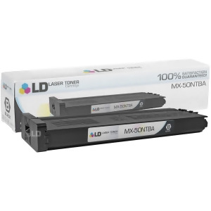 Ld Compatible Replacement for Sharp Mx-50ntba Black Laser Toner Cartridge for Sharp Mx 4100N 4101N and 5001N Printers - All