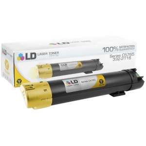 Ld Compatible Replacement for Dell Jxdhd / 3322116 Yellow Laser Toner Cartridge for Dell Color Laser C5765dn Printer - All