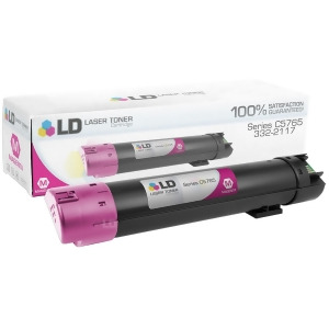 Ld Compatible Replacement for Dell Mpj42 / 3322117 Magenta Laser Toner Cartridge for Dell Color Laser C5765dn Printer - All
