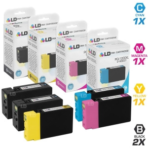 Ld Compatible Replacements for Canon Pgi-1200xl 5Pk Hy Ink Cartridges 2 9183B001 Black 1 9196B001 Cyan 1 9197B001 Magenta 1 9198B001 Yellow for Maxify