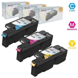 Ld Compatible Dell 1250c 331-0777 331-0779 331-0780 Set of 3 Color Toner Cartridges 1 Cyan 1 Magenta and 1 Yellow - All