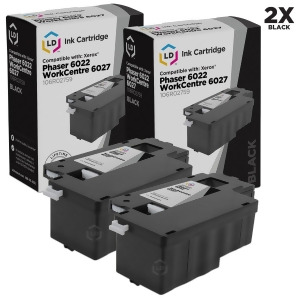 Ld Compatible Xerox 106R02759 Set of 2 Black Laser Toner Cartridges for Xerox 6022 6027 - All