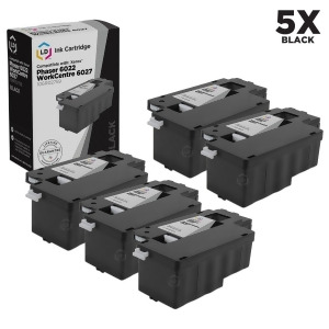 Ld Compatible Xerox 106R02759 Set of 5 Black Laser Toner Cartridges for Xerox 6022 6027 - All