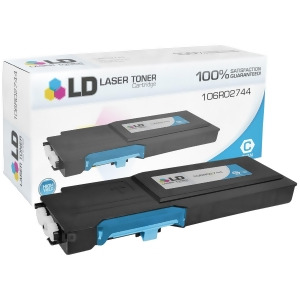 Ld Compatible Xerox 106R02744 High Yield Cyan Laser Toner Cartridge for Xerox WorkCentre 6655 Printer - All