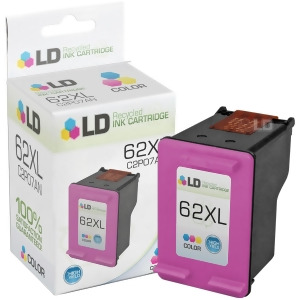 Ld Remanufactured Replacement for Hp C2p07an / 62Xl High Yield Color Ink Cartridge for Hp Envy 5640 5642 5643 5644 5646 5660 7640 7645 OfficeJet 5740 