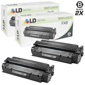 Ld Remanufactured Canon 8955A001aa / Fx8 Set of 2 Black Laser Toner Cartridges for Canon LaserClass 310 510 Printers - All
