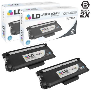 Ld Compatible Brother Tn780 2Pk Extra High Yield Black Laser Toner Cartridges for Brother Hl 6180Dw 6180Dwt Mfc 8950Dw 8950Dwt - All