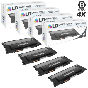 Ld Compatible Samsung Clt-k409s Set of 4 Black Laser Toner Cartridges for Samsung Clp 310 310N 315 315W Printers - All