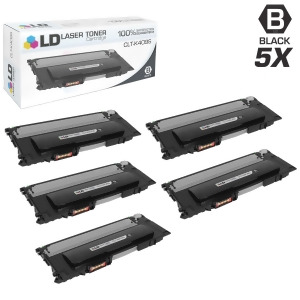 Ld Compatible Samsung Clt-k409s Set of 5 Black Laser Toner Cartridges for Samsung Clp 310 310N 315 315W Printers - All